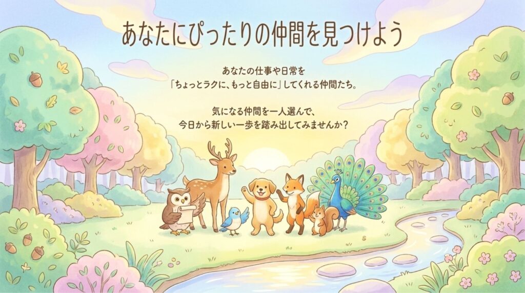 自分に合うAIツールを見つけよう_説明画像