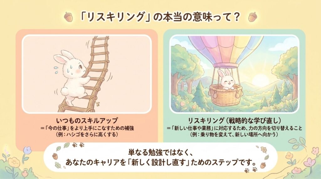 リスキリングの意味_説明画像