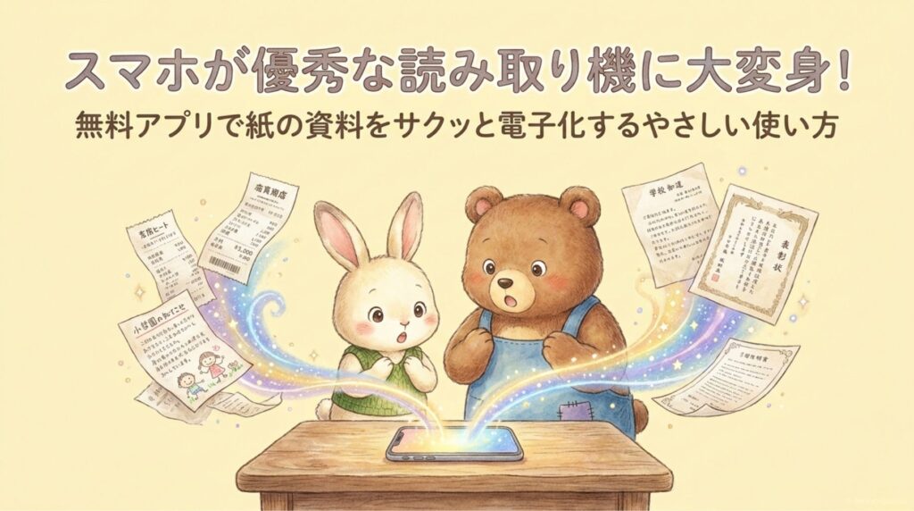 スマホがスキャナに変身_説明画像