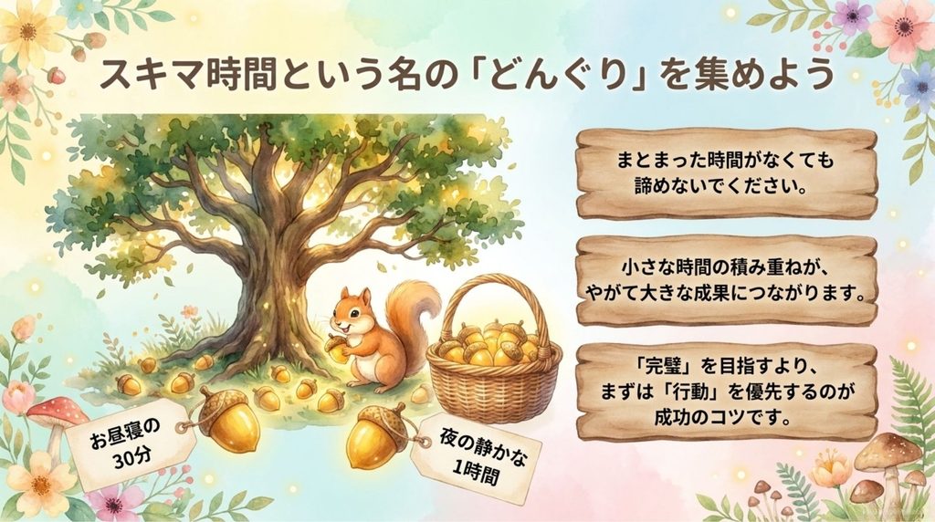 スキマ時間の見つけ方_説明画像