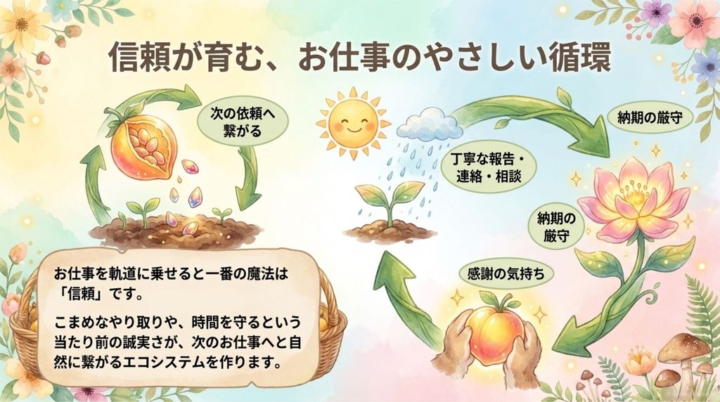 信頼が呼ぶ仕事_説明画像