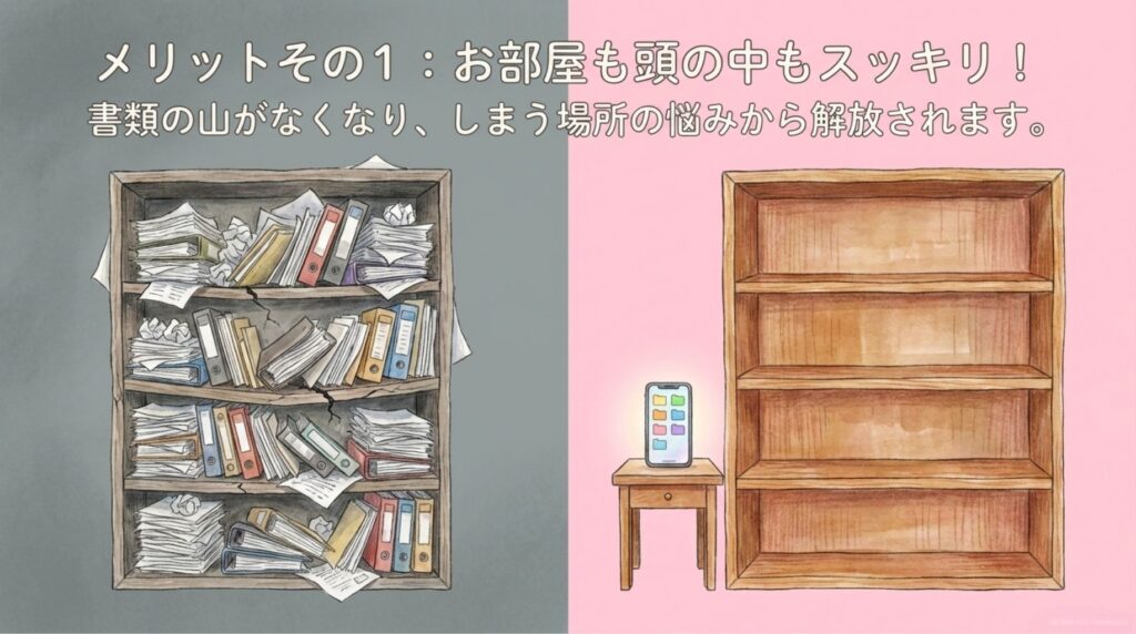 部屋も頭の中も片付く_説明画像