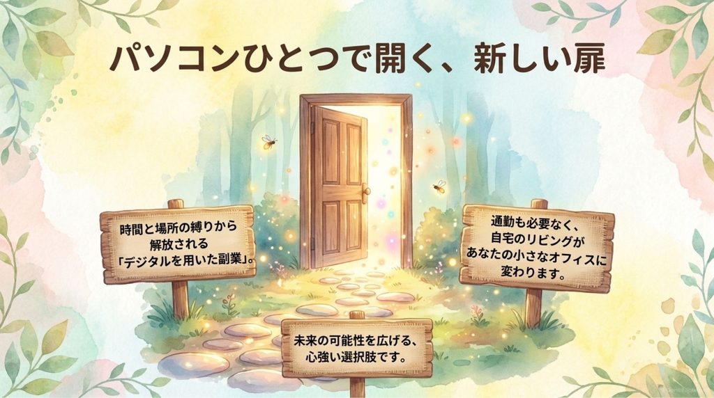 パソコン1つで開く扉_説明画像